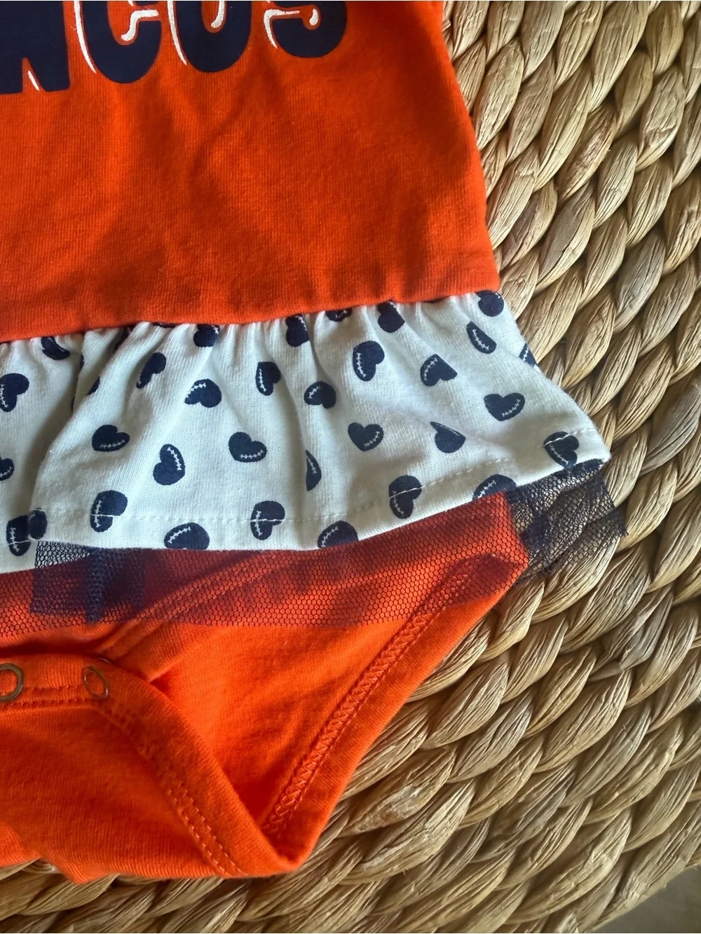 NFL Broncos Baby Girl Set